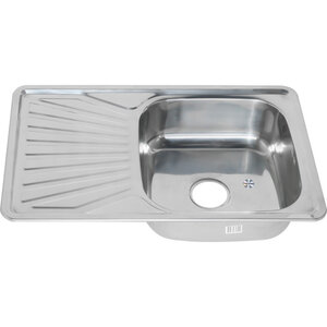 Изображение товара Мойка кухонная Melana 7848 U 123 t (*10), 0,8/180, 78 см, нержавеющая сталь, хром 