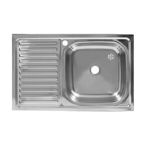 Изображение товара Кухонная мойка из нержавеющей стали Melana 8050 076 ta R правая 80 см