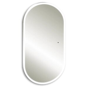 Изображение товара Зеркало Silver Mirrors Виола LED-00002927, 50 x 100 см, с LED-подсветкой, сенсорный выключатель, цвет белый