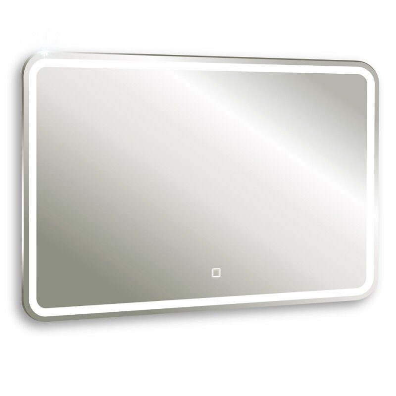 Изображение товара Зеркало Silver Mirrors Давид-S, LED-00002738, 80 x 55 см, с LED-подсветкой, бегущая подсветка, сенсорный выключатель