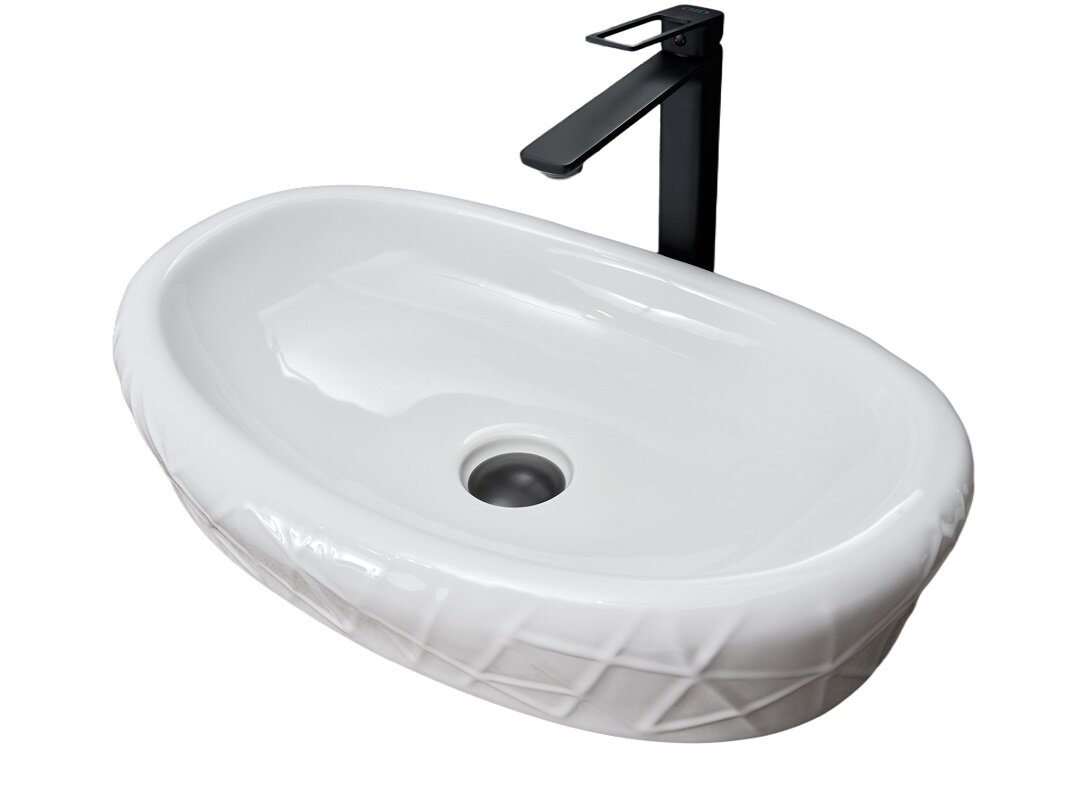 Изображение товара Раковина Gid Creativo 777s 51222 60 см фаянс белая
