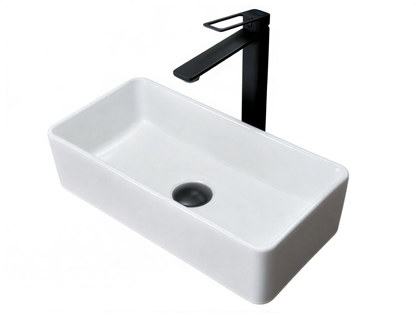 Изображение товара Раковина Gid Geometrico N1104 51224, 46 см, фаянс, белая