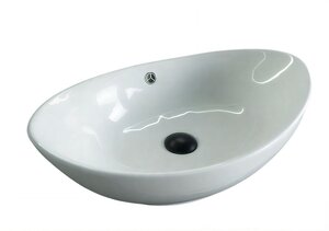 Изображение товара Раковина Gid Lago N9019 51108, 60 см, фаянс, белая