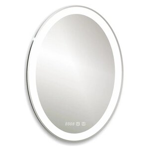 Изображение товара Зеркало Silver Mirrors Italiya ФР-00001056, 57 х 77 см, с LED-подсветкой, сенсором, подогревом, часами