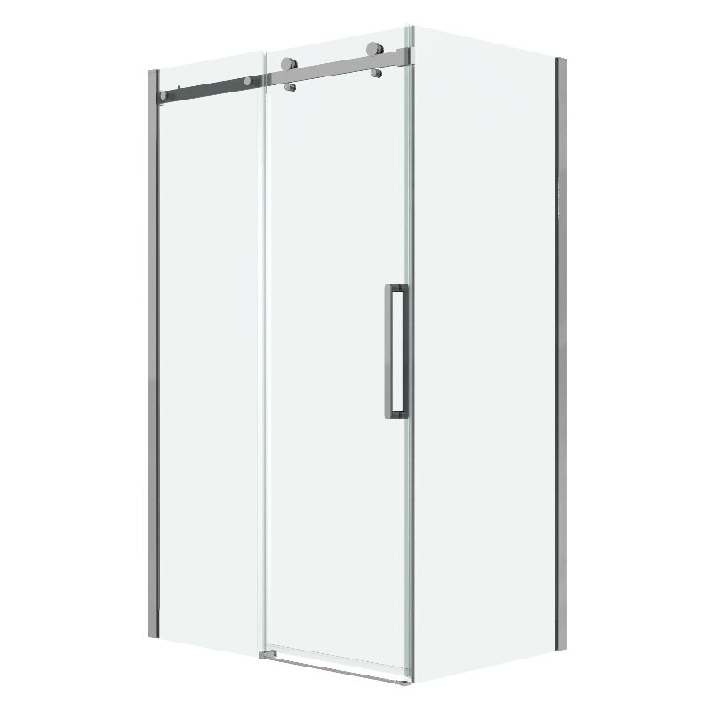 Изображение товара Душевой уголок Grossman Classic 120.K33.04.1490.10.00, 140 х 90 см, стекло прозрачное, профиль хром