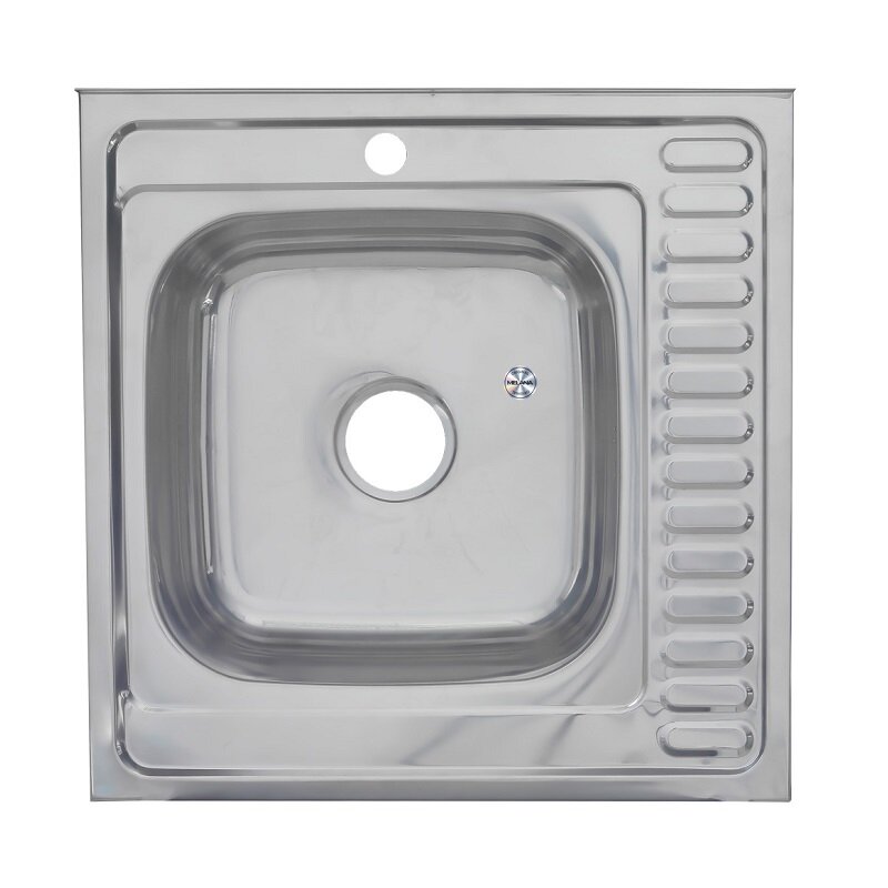 Изображение товара Мойка кухонная Melana 6060 006 t L (*10)/006 t R (*10), 0,8/180, 60 см, левая/правая, нержавеющая сталь