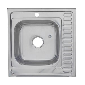 Изображение товара Мойка кухонная Melana 6060 006 t (*10) L/R, 60 см, чаша левая/правая, нержавеющая сталь