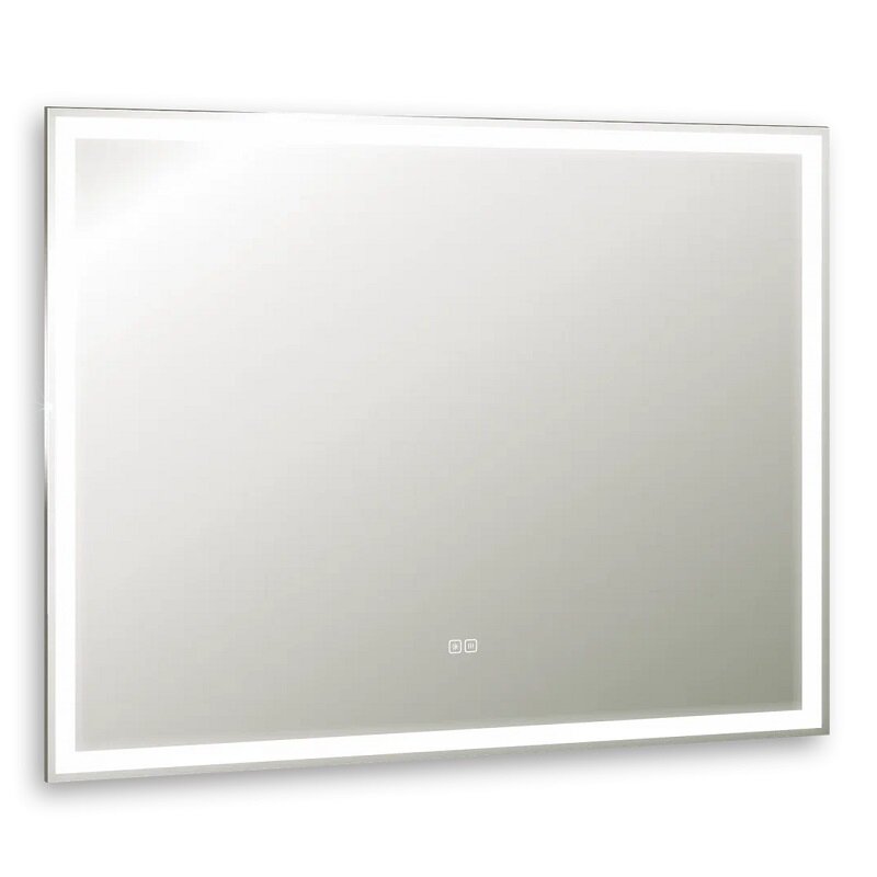 Изображение товара Зеркало Silver Mirrors Livia LED-00003000, 100 х 80 см, с LED-подсветкой, ТХ, подогревом, сенсором, цвет белый