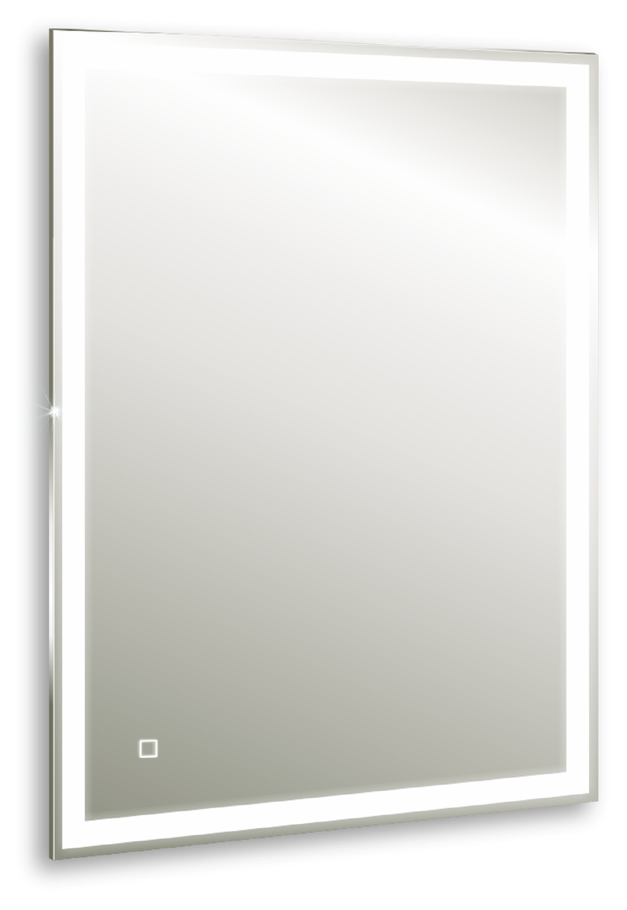 Изображение товара Зеркало Silver Mirrors Livia LED-00002693, 60 х 80 см, с LED-подсветкой, сенсором, горизонтальная и вертикальная установка Изображение товара Зеркало Silver Mirrors Livia LED-00002693, 60 х 80 см, с LED-подсветкой, сенсором, горизонтальная и вертикальная установка