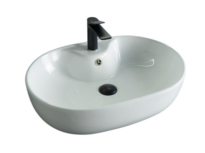 Изображение товара Раковина Gid Lago N9163 51127, 59 см, фаянс, белая