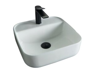 Изображение товара Раковина Gid Geometrico N9044 51165 38 см фаянс белая накладная