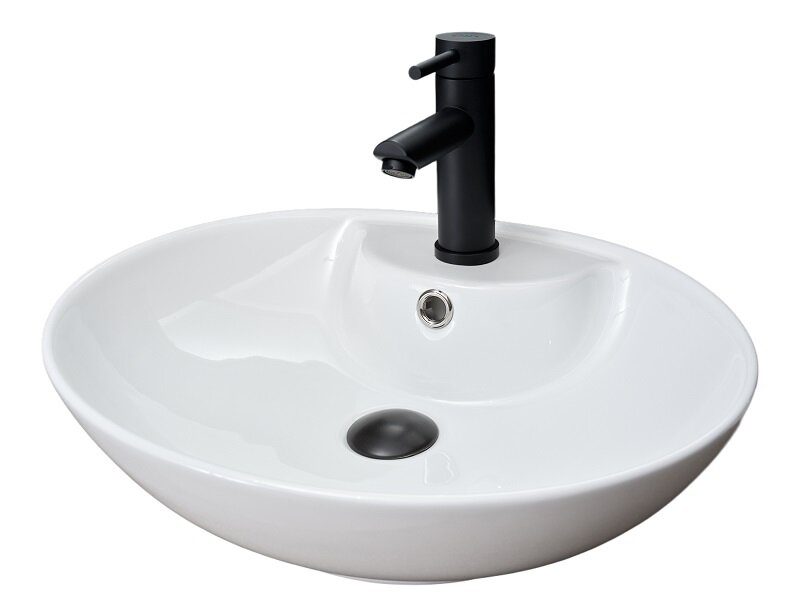 Изображение товара Раковина Gid Lago N9005 51206 с переливом, 51 см, белая Изображение товара Раковина Gid Lago N9005 51206 с переливом, 51 см, белая