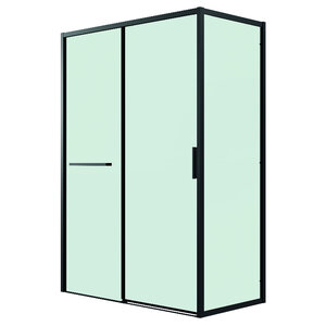 Изображение товара Душевой уголок Grossman Style 120.K33.05.1010.21.00, 100 х 100 см, стекло прозрачное, профиль черный матовый