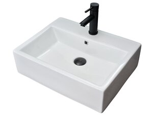 Изображение товара Раковина Gid Geometrico N9153 51215, 53 см, фаянс, белая 