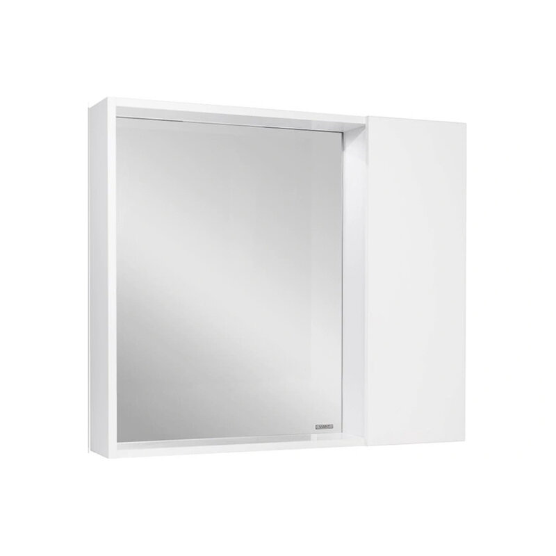 Изображение товара Зеркальный шкаф Viant Берлин VBER80BEL-ZSH, 80 см, цвет белый