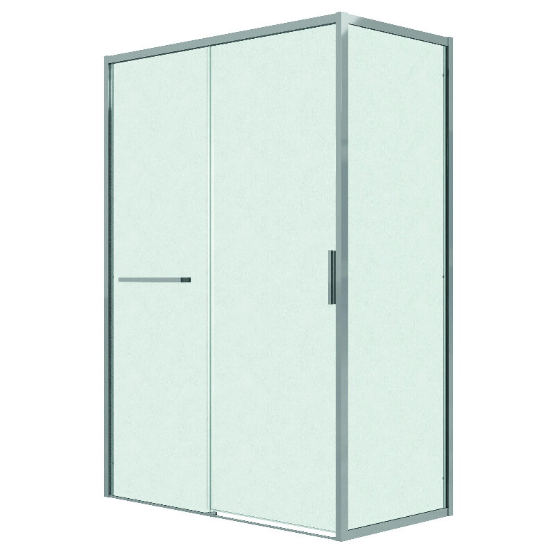 Изображение товара Душевой уголок Grossman Style 120x100 см с стеклом шиншилла и хром профилем