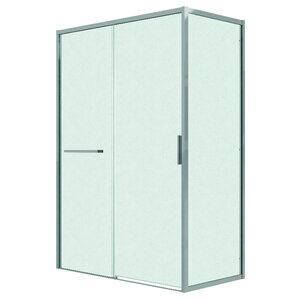 Изображение товара Душевой уголок Grossman Style 120.K33.05.1210.10.02, 120 х 100 см, стекло шиншилла, профиль хром