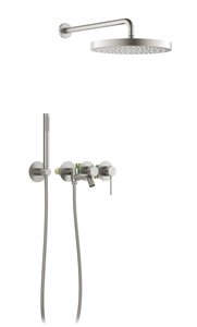 Изображение товара Душевая система Timo Saona SX-2348/13SM, с изливом, никель