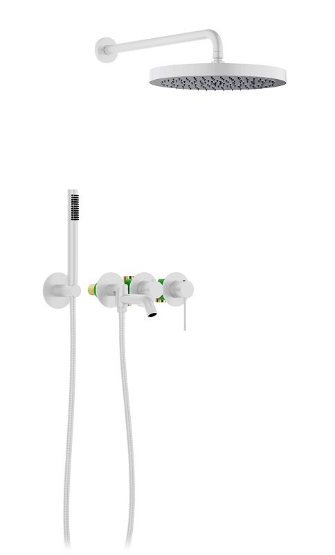 Изображение товара Душевая система Timo Saona SX-2348 с изливом белый матовый