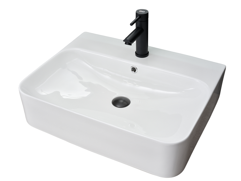 Изображение товара Раковина Gid Geometrico N9258 51218, 60 см, фаянс, белая Изображение товара Раковина Gid Geometrico N9258 51218, 60 см, фаянс, белая