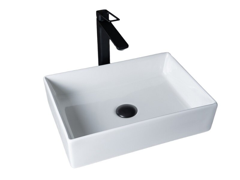 Изображение товара Раковина Gid Geometrico N1204 51225 45 см белая из фаянса