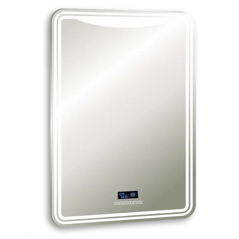 Изображение товара Зеркало Silver Mirrors Мали LED-00002545, 55 х 80 см, с LED-подсветкой, сенсором, модулем мфм, цвет белый