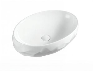 Изображение товара Раковина Gid Lago 9030wx 51241, 60 см, фаянс, белая