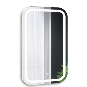 Изображение товара Зеркало Silver Mirrors Malta - Lite LED-00002902, 50 х 70 см, с LED-подсветкой, сенсорный выключатель, цвет белый