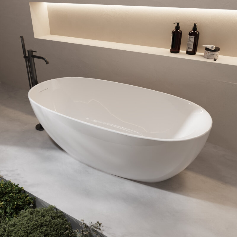 Изображение товара Акриловая ванна Vincea VBT-601-1600, 160 x 85 см, цвет белый