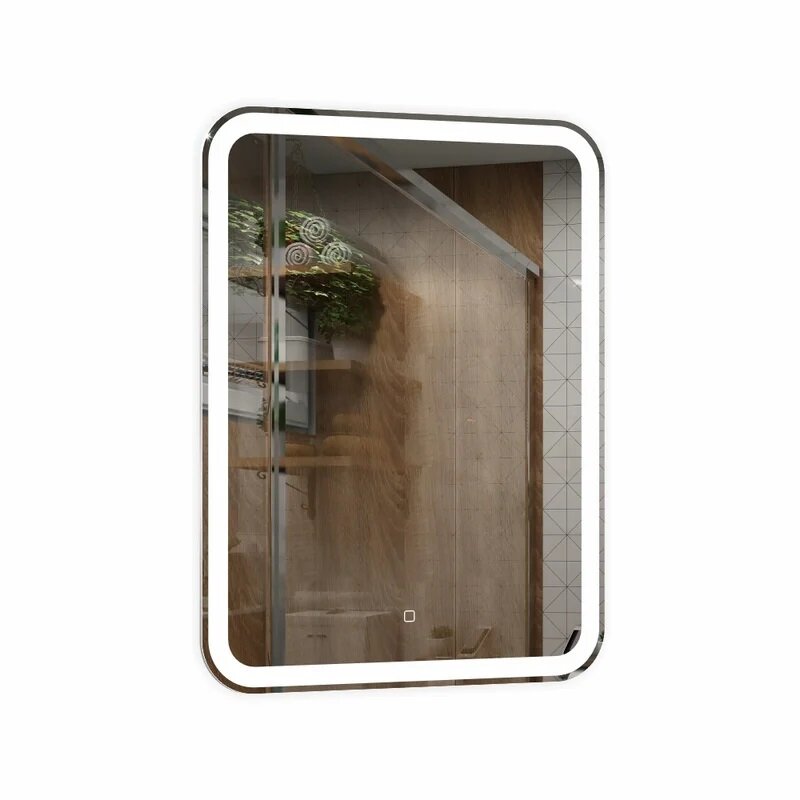 Изображение товара Зеркало Silver Mirrors Malta - Lite LED-00002903, 60 х 80 см, с LED-подсветкой, сенсором, цвет белый