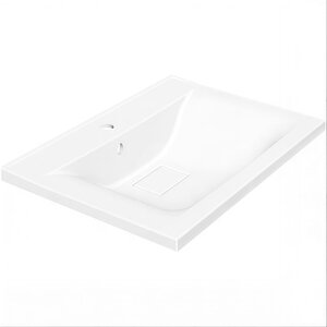 Изображение товара Раковина Vincea VCB-3M600W, 60 см, искусственный камень, цвет белый