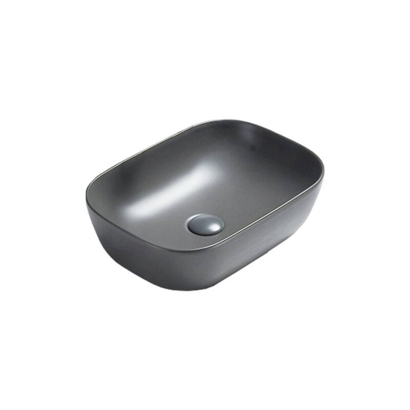 Изображение товара Раковина Vincea VBS-102MG 45 см из фарфора с накладным монтажом серый матовый