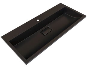 Изображение товара Раковина Stella Polar Арта SP-00001725, 100 см, искусственный камень, черный