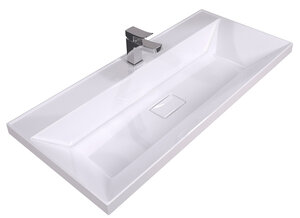 Изображение товара Раковина Stella Polar Бриз SP-00001482, 100 см, искусственный камень, белый