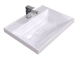 Изображение товара Раковина Stella Polar Бриз SP-00001651, 50 см, искусственный камень, белый