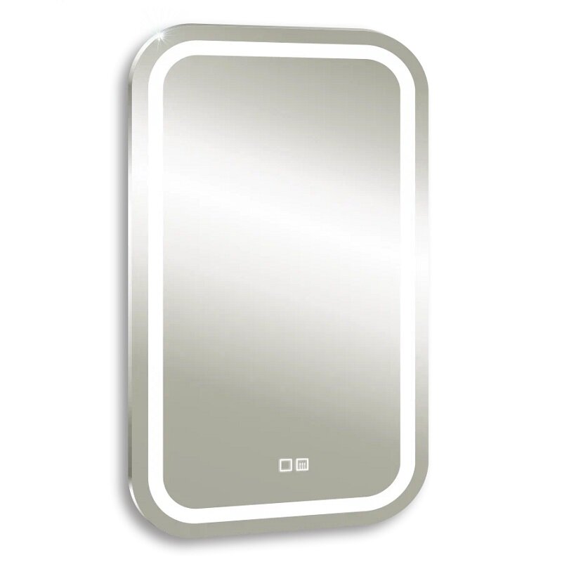 Изображение товара Зеркало Silver Mirrors Мальта-2 LED-00002552, 40 х 70 см, с LED-подсветкой, сенсором и подогревом
