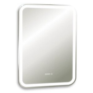 Изображение товара Зеркало Silver Mirrors Мальта-4 ФР-00001217, 55 х 80 см, с LED-подсветкой, сенсором и часами