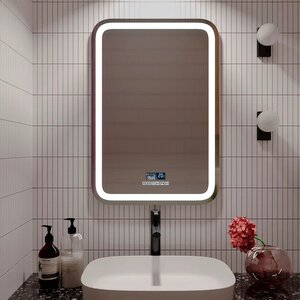 Изображение товара Зеркало Silver Mirrors Мальта-6 ФР-00001219, 55 х 80 см, с LED-подсветкой, сенсором, подогревом и модулем мфм