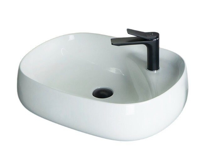 Изображение товара Раковина Gid Lago N9048 51185, 59 см, фаянс, белая 