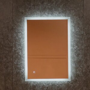 Изображение товара Зеркало Silver Mirrors Norma-lite LED-00002961, 50 х 70 см, с LED-подсветкой, сенсорным выключателем, цвет белый