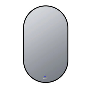 Изображение товара Зеркало Grossman NERO-промо BLACK 24601002, 60 х 100 см, LED-подсветка, сенсорный выключатель, рама черная