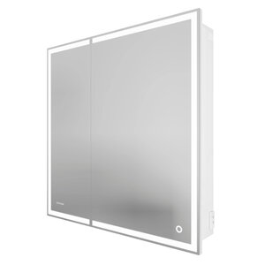 Изображение товара Зеркальный шкаф Grossman Меркадо 207008, 70 см, с LED-подсветкой, цвет белый