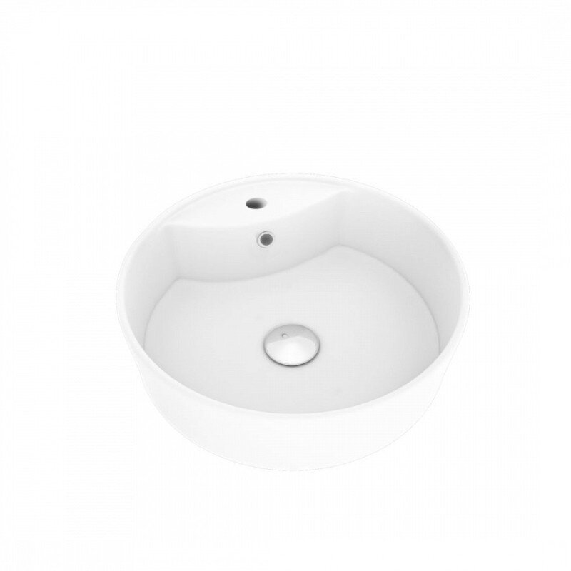 Изображение товара Раковина Maretti Elena EA13NS44-740 из фарфора белая 40 см накладная