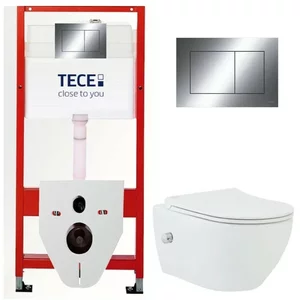 Изображение товара Подвесной унитаз с функцией биде и инсталляцией BeWash Bogen TC412343601