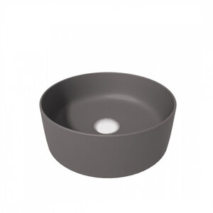 Изображение товара Раковина Maretti Elena EA13NS10-985 круглая 41 см из фарфора серого цвета накладная