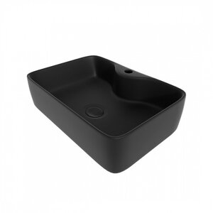 Изображение товара Раковина Maretti Umbria UM13NS96-560, фарфор, накладная, черная, 48 см