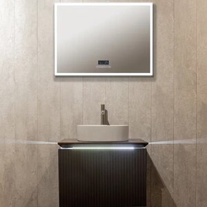 Изображение товара Зеркало Silver Mirrors Norma-neo 6, LED-00002401, 80 х 60 см, с LED-подсветкой, сенсором, модулем мфм, цвет белый