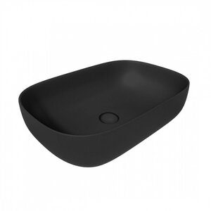 Изображение товара Раковина Maretti Florenza FL13NS66-560, 61 см, фарфор, накладная, черная