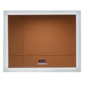 Изображение товара Зеркало Silver Mirrors Norma-6 LED-00002327, 100 х 80 см, с LED-подсветкой, сенсором, двойный подогревом, модулем мфм