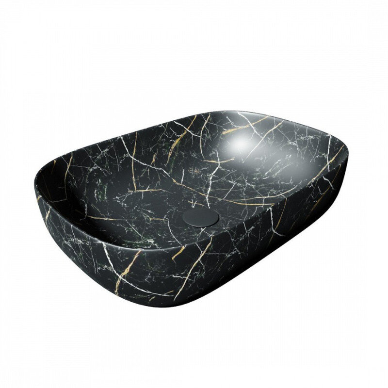 Изображение товара Раковина Maretti Florenza FL13NS66-560MR, 61 см, черный мрамор